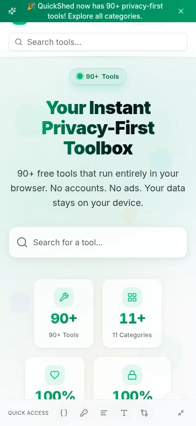 Mobile layout